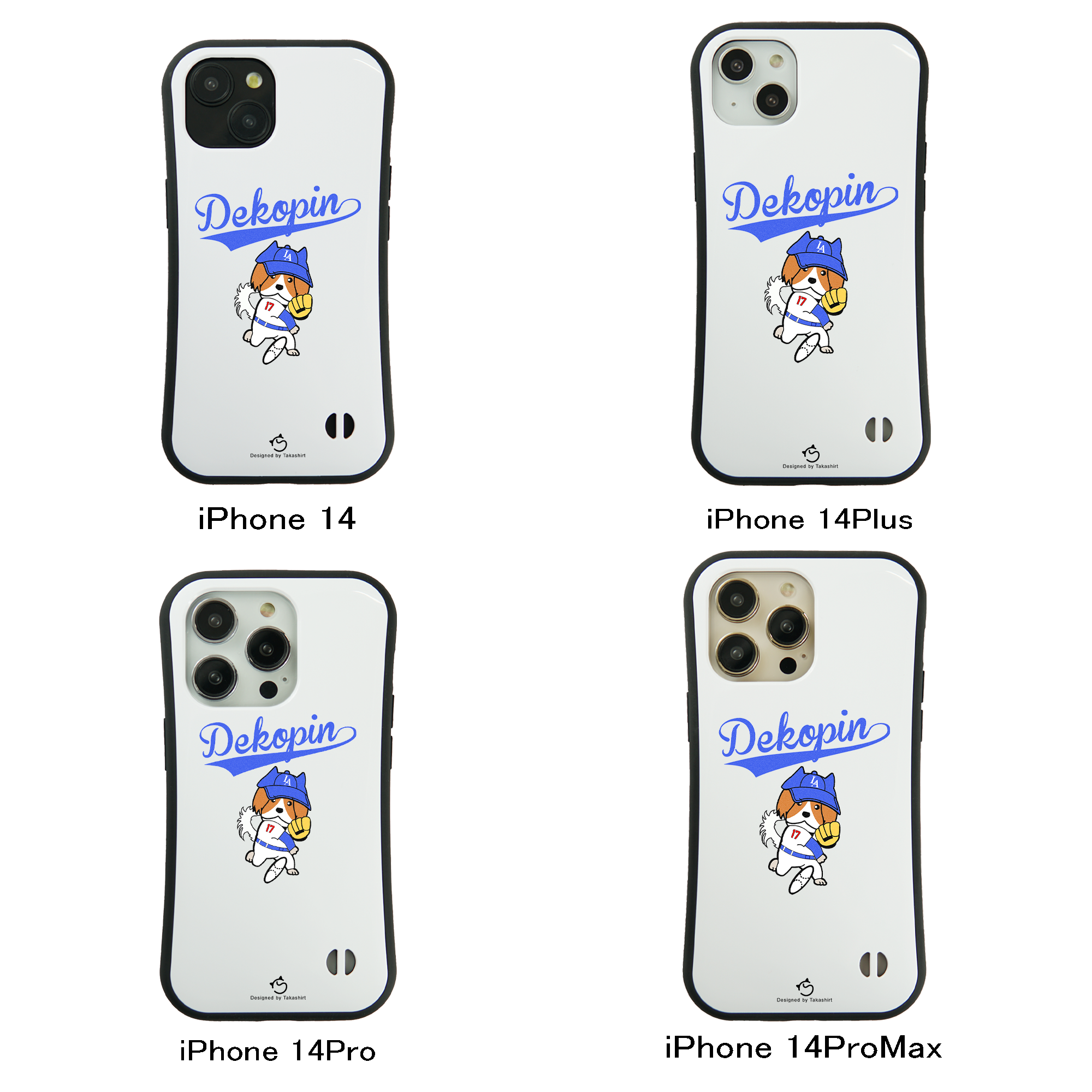 デコピン ケース いぬ 犬 コーイケルホンディエイラスト 大谷 Dekopin スマホ ケース iPhone8, SE2, SE3 ~ ケースiPhone17シリーズ